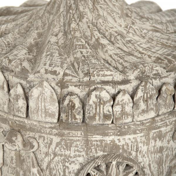 Antionette Carved Poplar Urn - Belle Escape