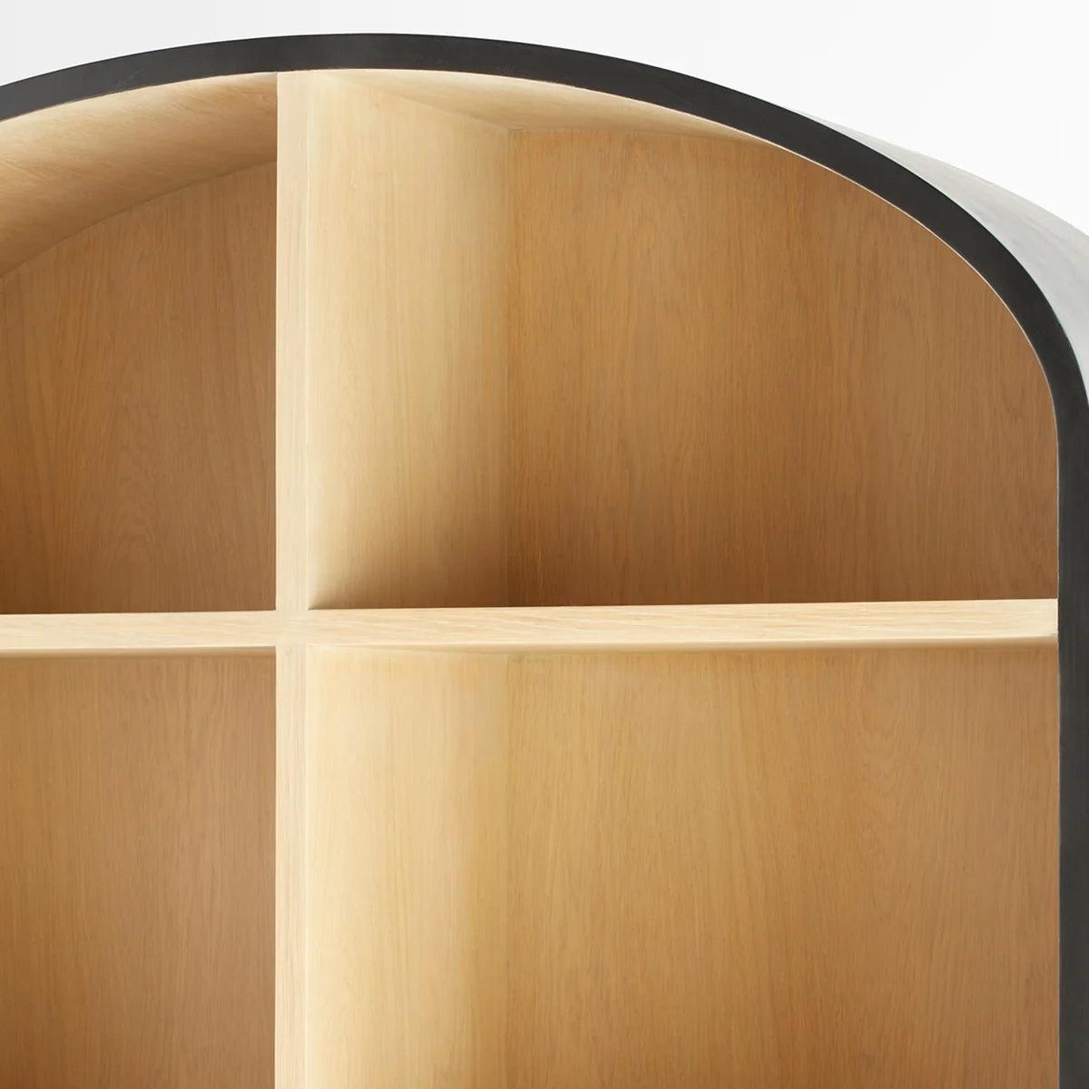 Arched Woven Rattan Cabinet - Belle Escape