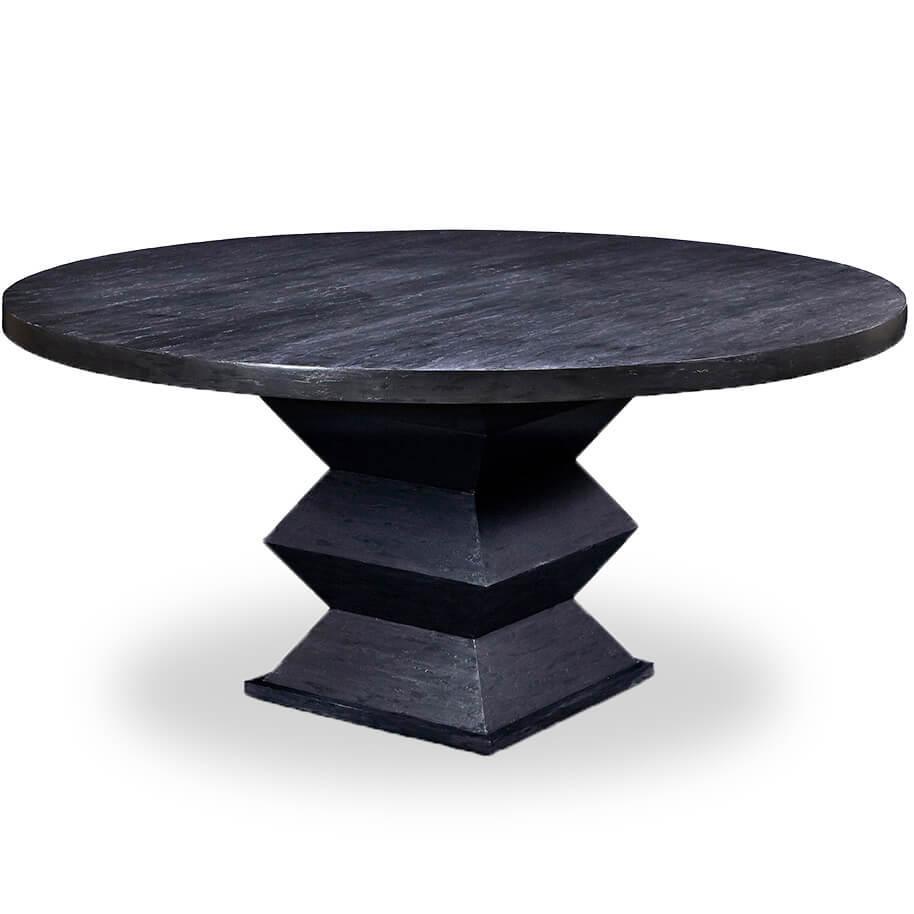 Aztec Black Dining Table - Belle Escape