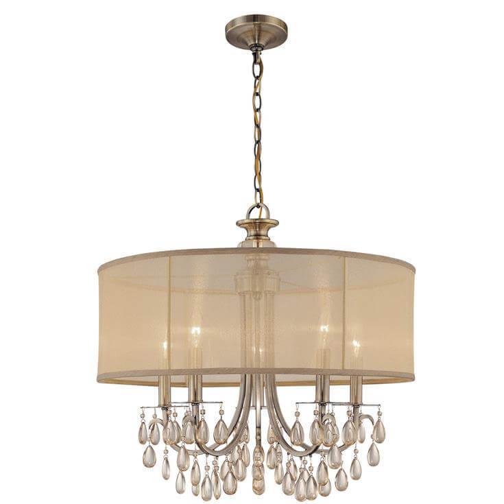 Beige En Vogue Drum Chandelier - Belle Escape
