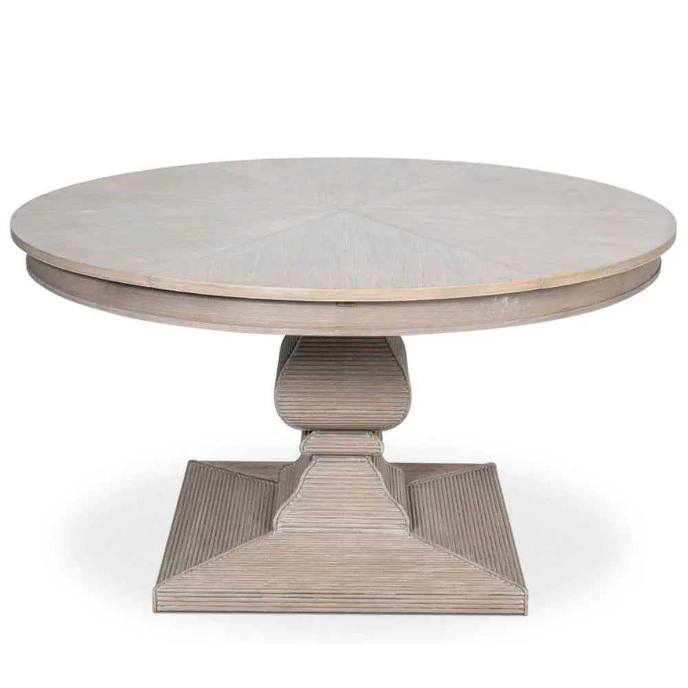 Equestrian Moonskin Jupe Expansion Dining Table