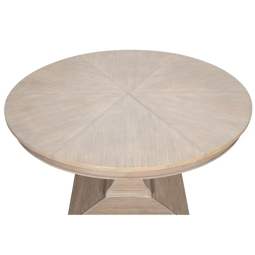 Equestrian Moonskin Jupe Expansion Dining Table
