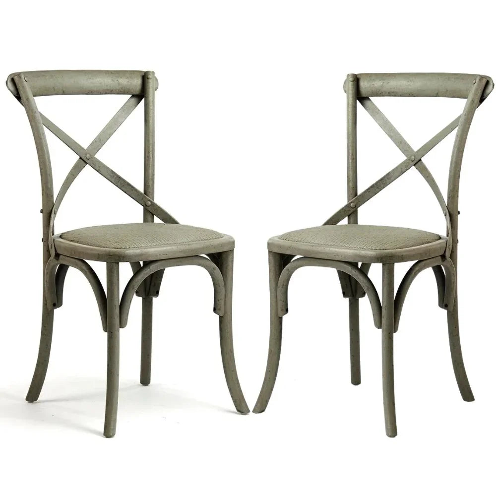 Olive Green Parisian Cafe Chairs