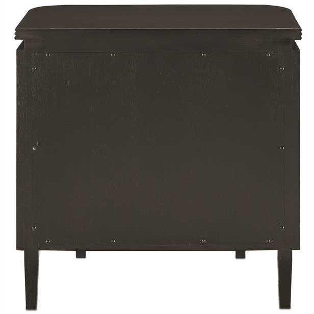 Black Florale Nightstand - Belle Escape