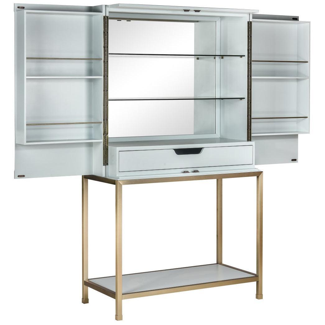 Blue Soleil Bar Cabinet - Belle Escape