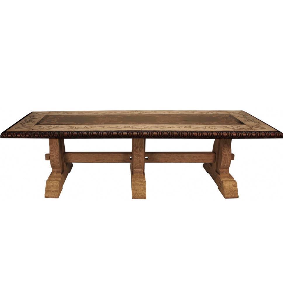 Bronzed Navarra Dining Table - Belle Escape