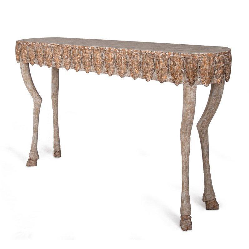 Bronzed Stag Leg Console - Belle Escape
