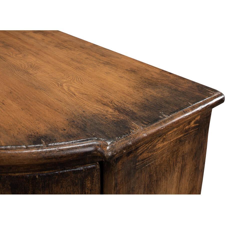 Brown Rustic Brooks Demilune Sideboard - Belle Escape