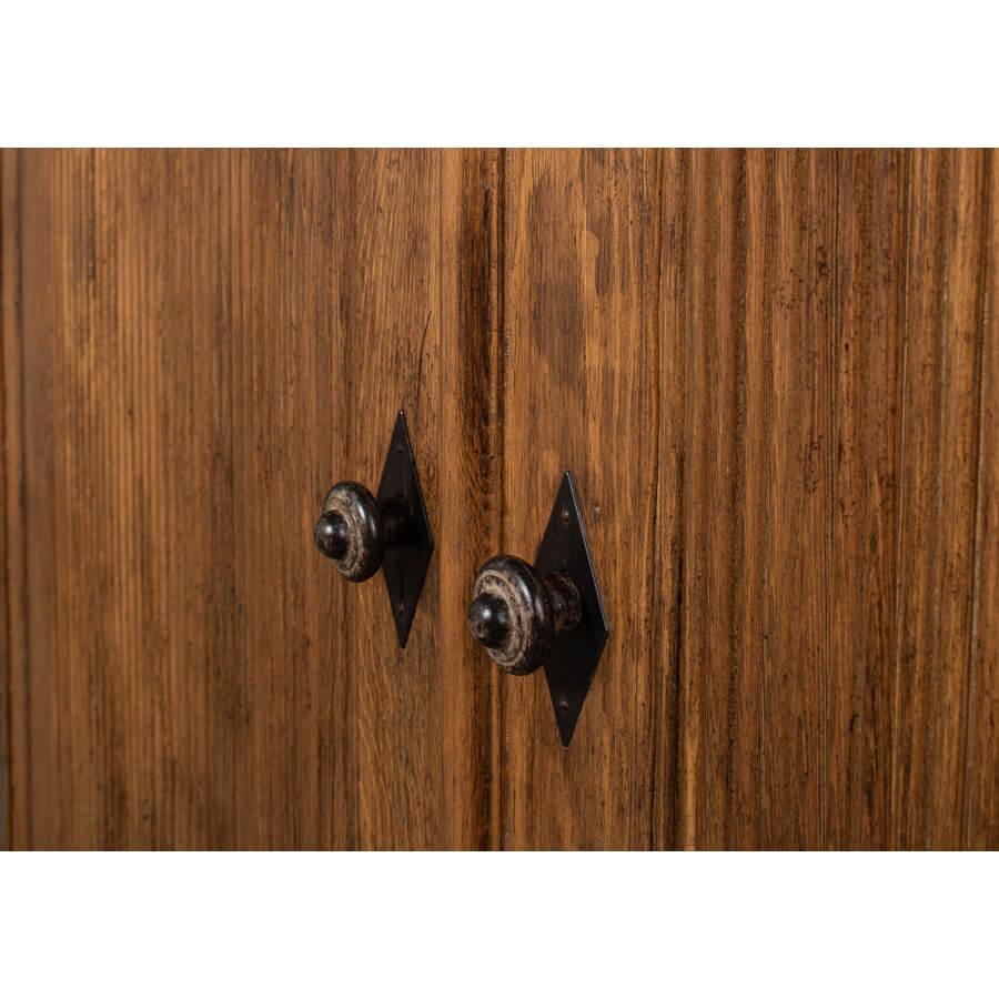 Brown Rustic Brooks Demilune Sideboard - Belle Escape