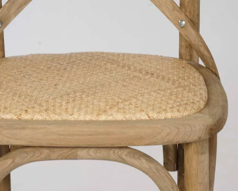 Natural Oak Parisian Cafe Bar Stool