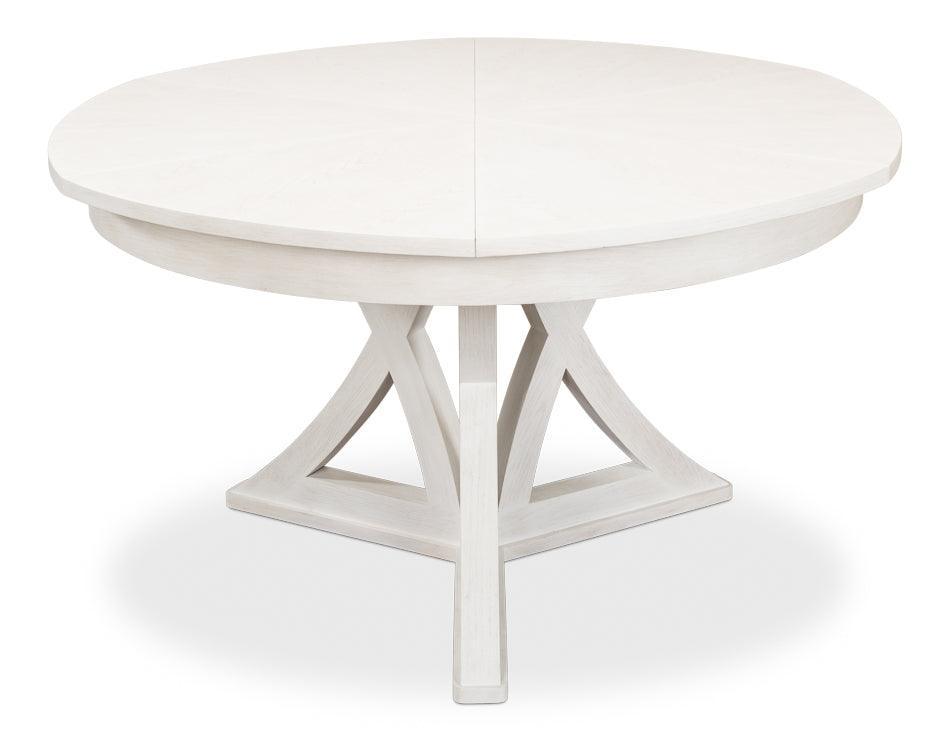 Casual White Jupe Dining Table - Belle Escape