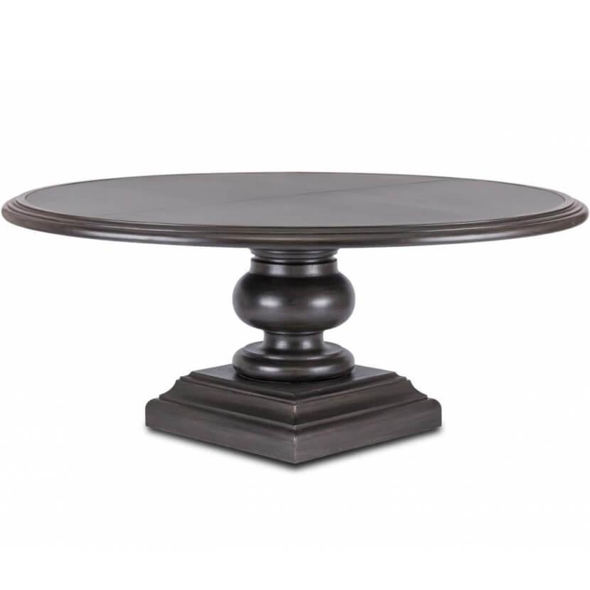Chester Metal Top Pedestal Round Dining Table - Belle Escape
