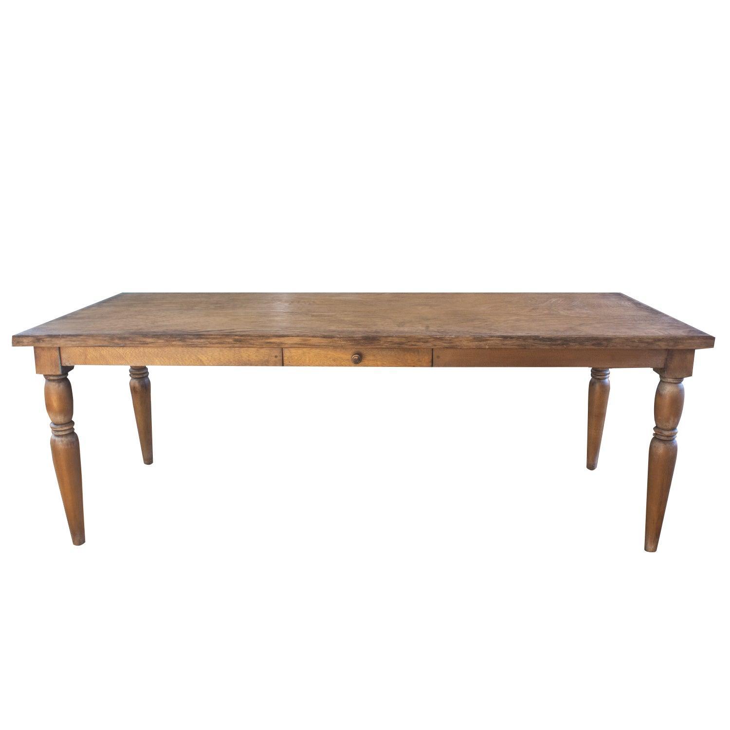 Classic Farmhouse Dining Table - Belle Escape
