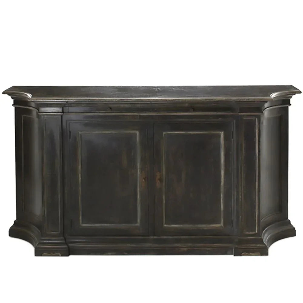 Claude Noir Curved Sideboard