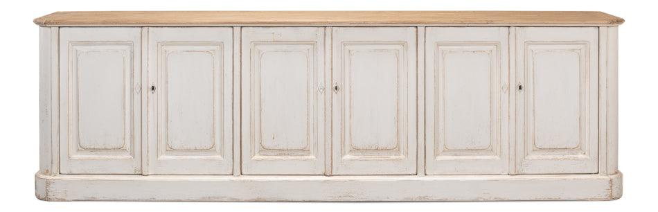 Claudia White Shabby Chic Sideboard - Belle Escape