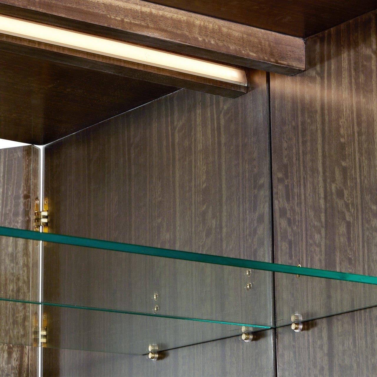 Tawny Brown 2-Door Cabinet