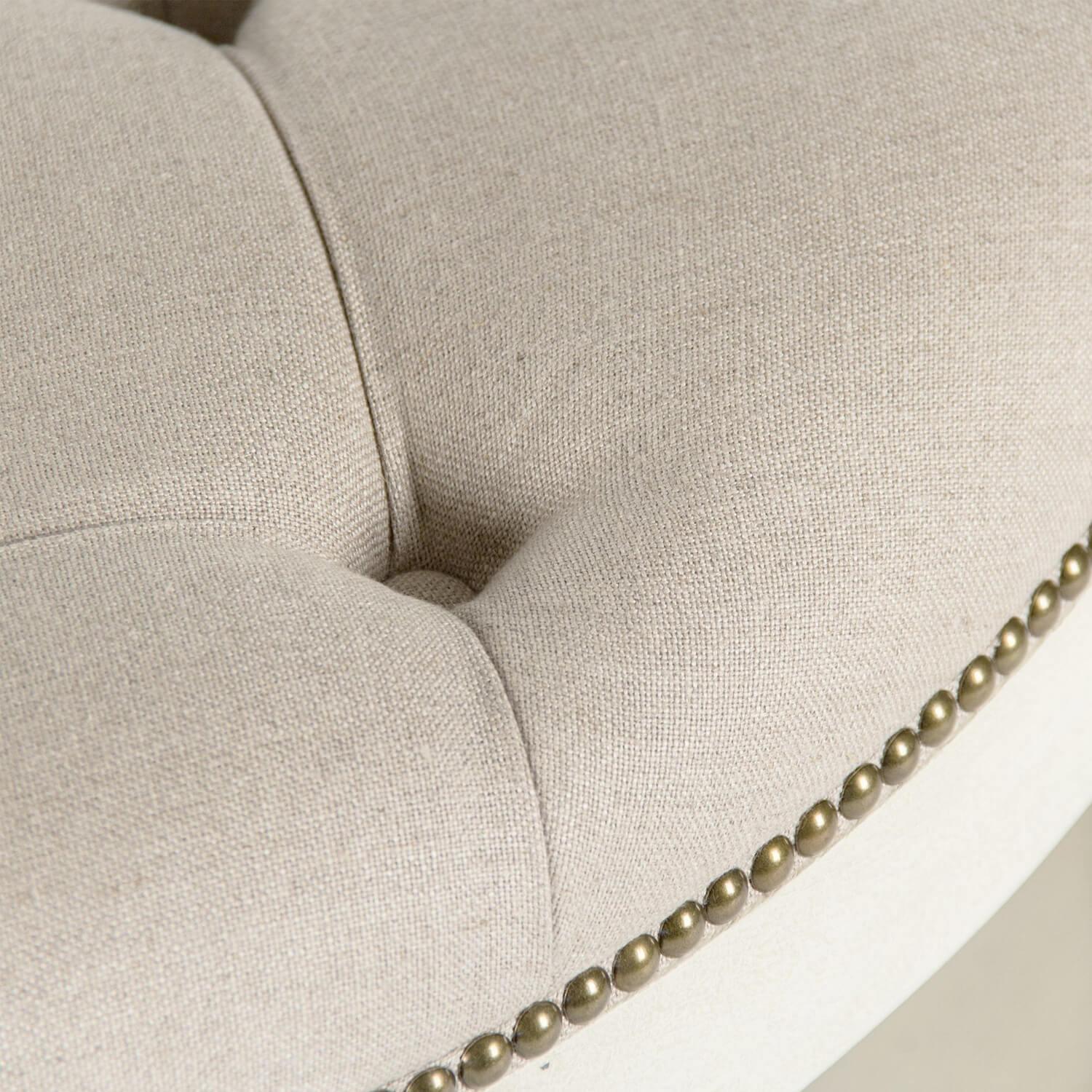 Cosmo Tufted Round Ottoman - Belle Escape