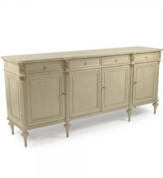 Cream Carved French Country Buffet - Belle Escape