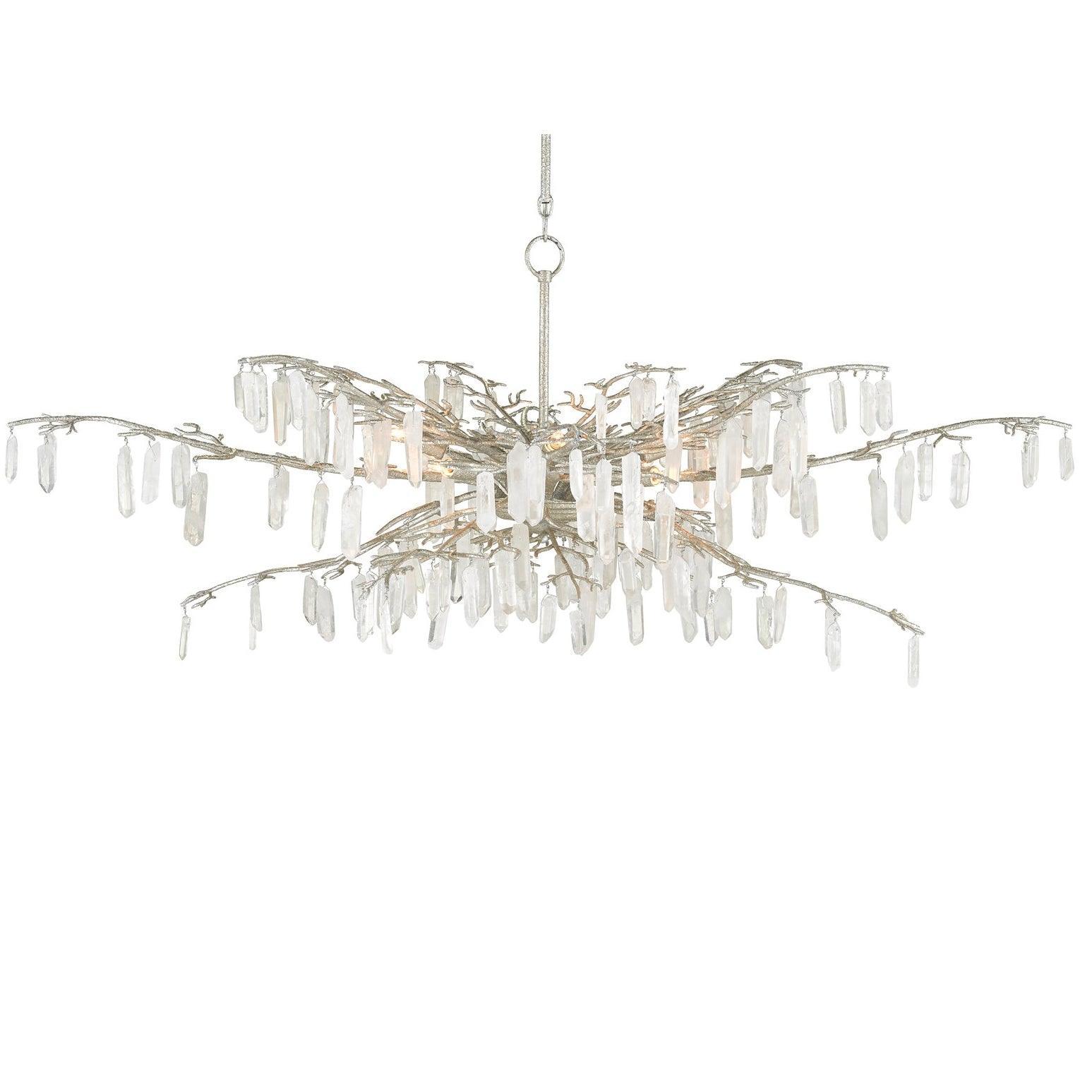Crystal Burst Rainforest Chandelier - Belle Escape