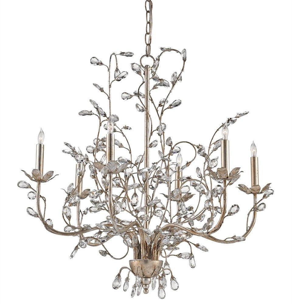 Crystal Flower Bud Chandelier, Medium - Belle Escape