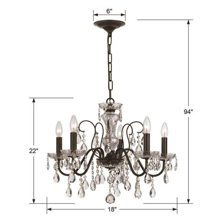 Crystal Paris Flea Market Chandelier - Belle Escape