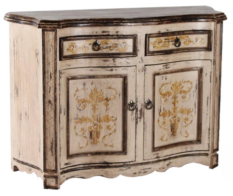 Curved French Country Scroll Buffet - Belle Escape