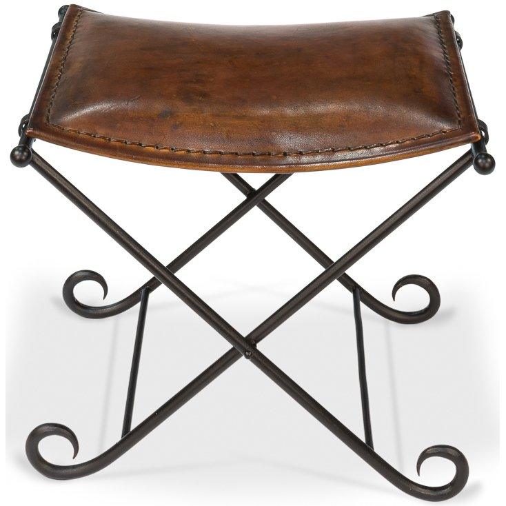 Curved Leather Field Chair - Belle Escape