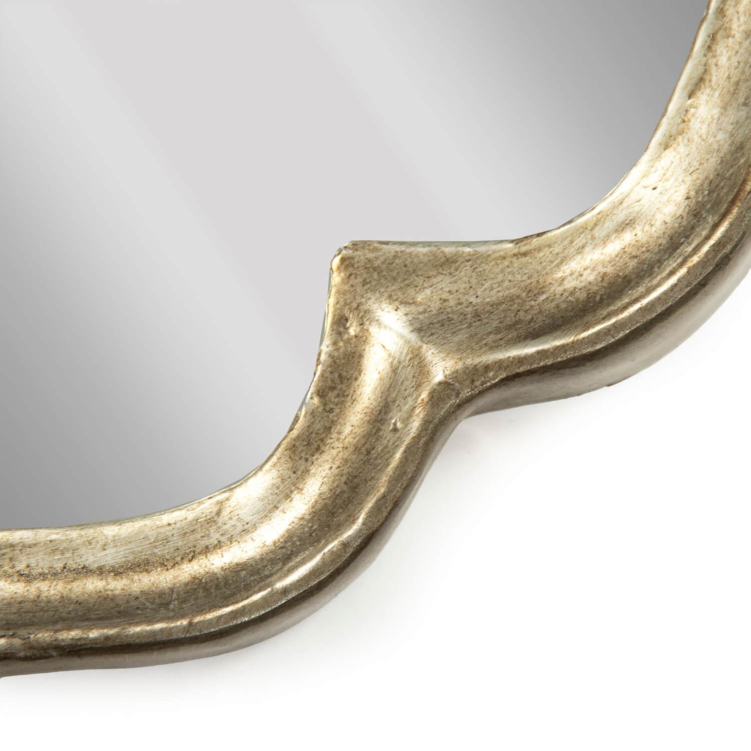 Curvy Edge Silverleaf Mirror - Belle Escape