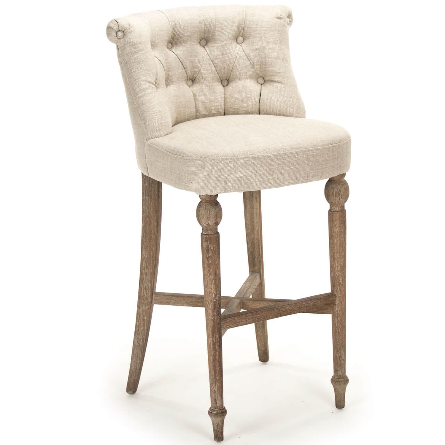 Cushioned French Cafe Bar Stools - Belle Escape