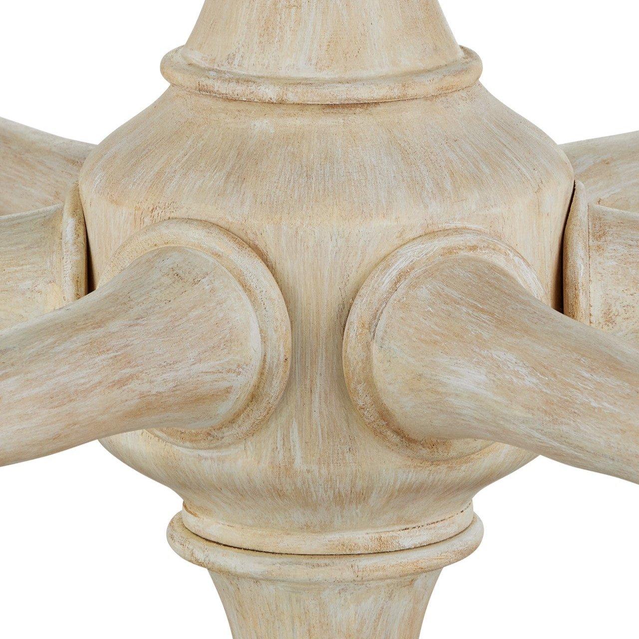 Natural Sandstone 6-Light Chandelier