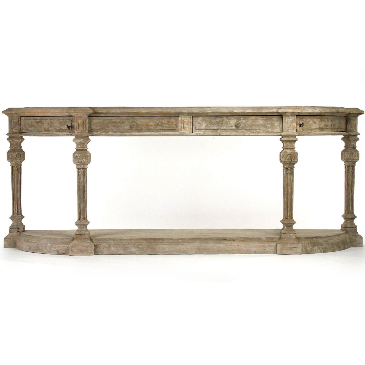 Distressed Rockford French Console - Belle Escape