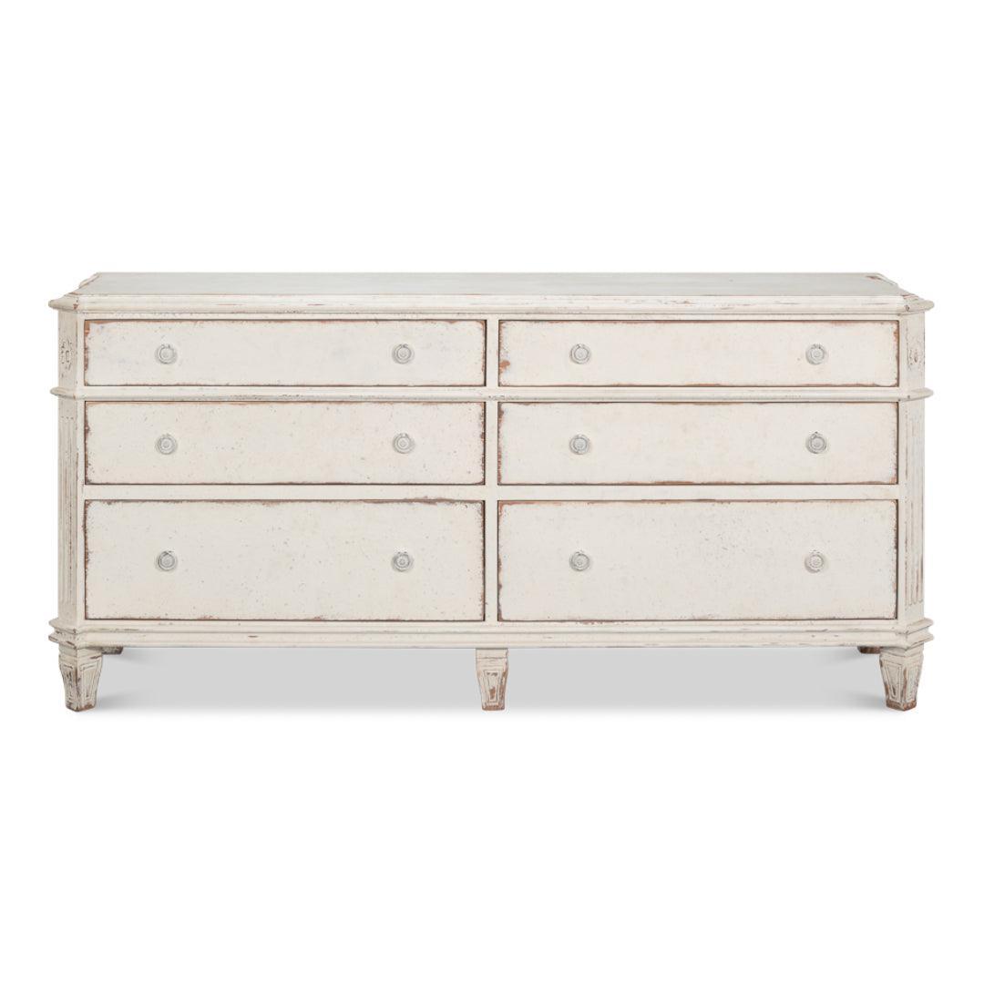 Romantic Shabby Chic White Dresser