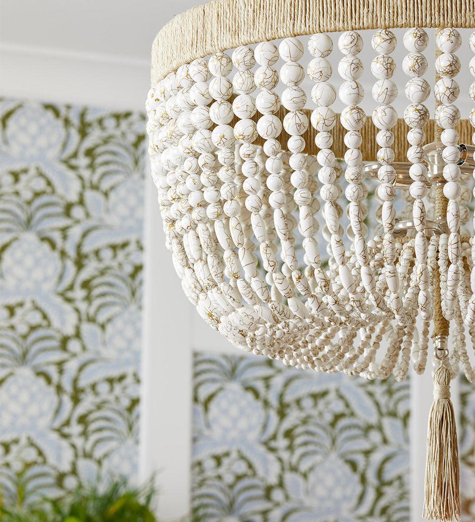 Dreamy Beaded Swag Chandelier - Belle Escape