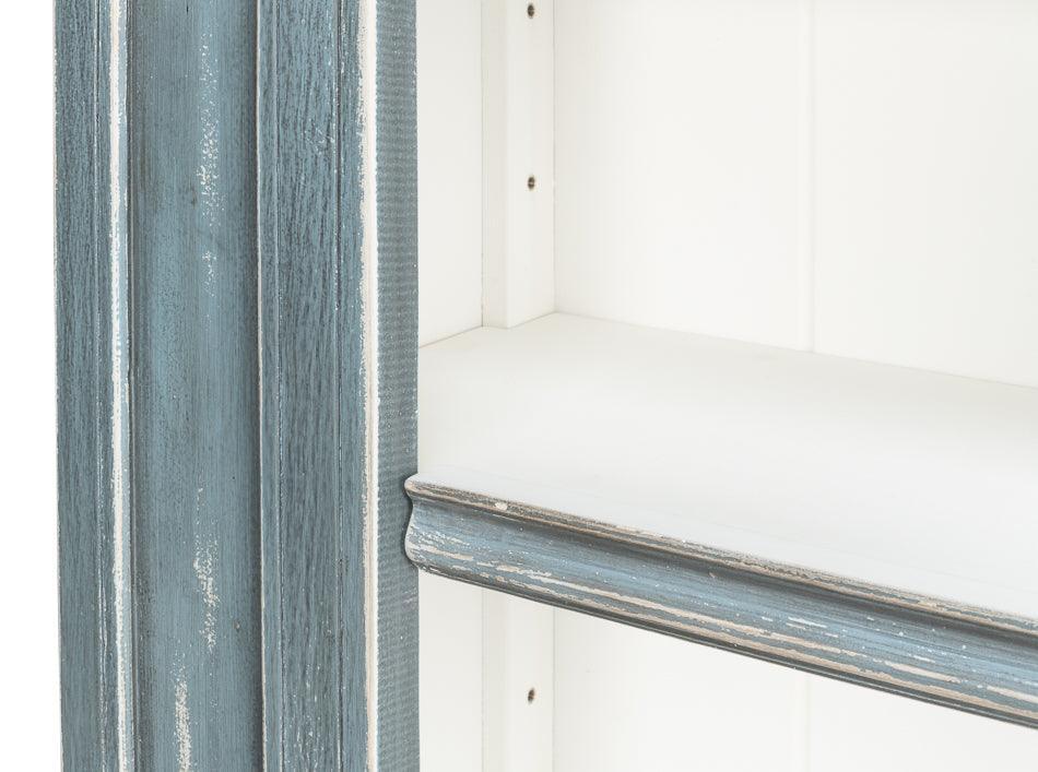 Dreamy Blue Arched Bookcase - Belle Escape