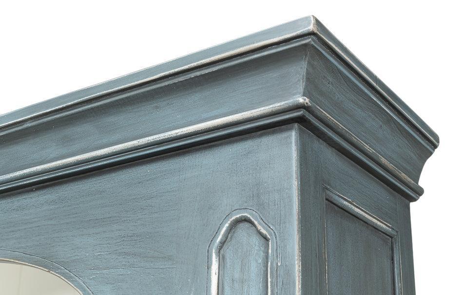 Dreamy Blue Arched Bookcase - Belle Escape