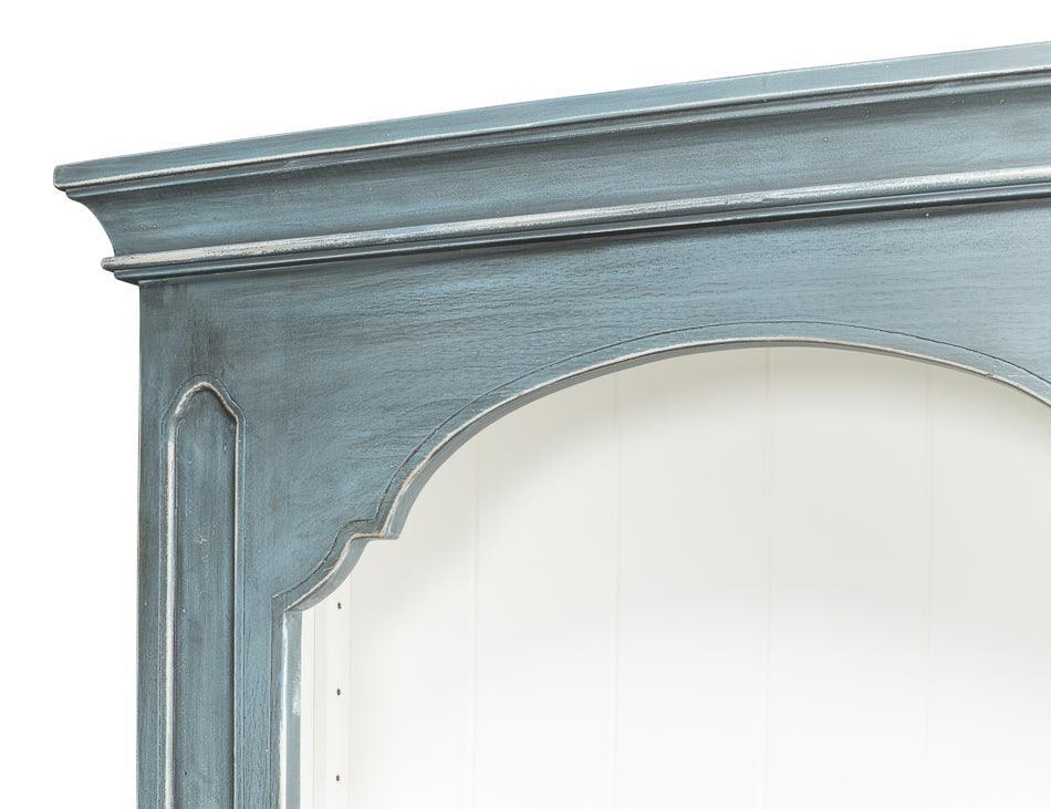 Dreamy Blue Arched Bookcase - Belle Escape