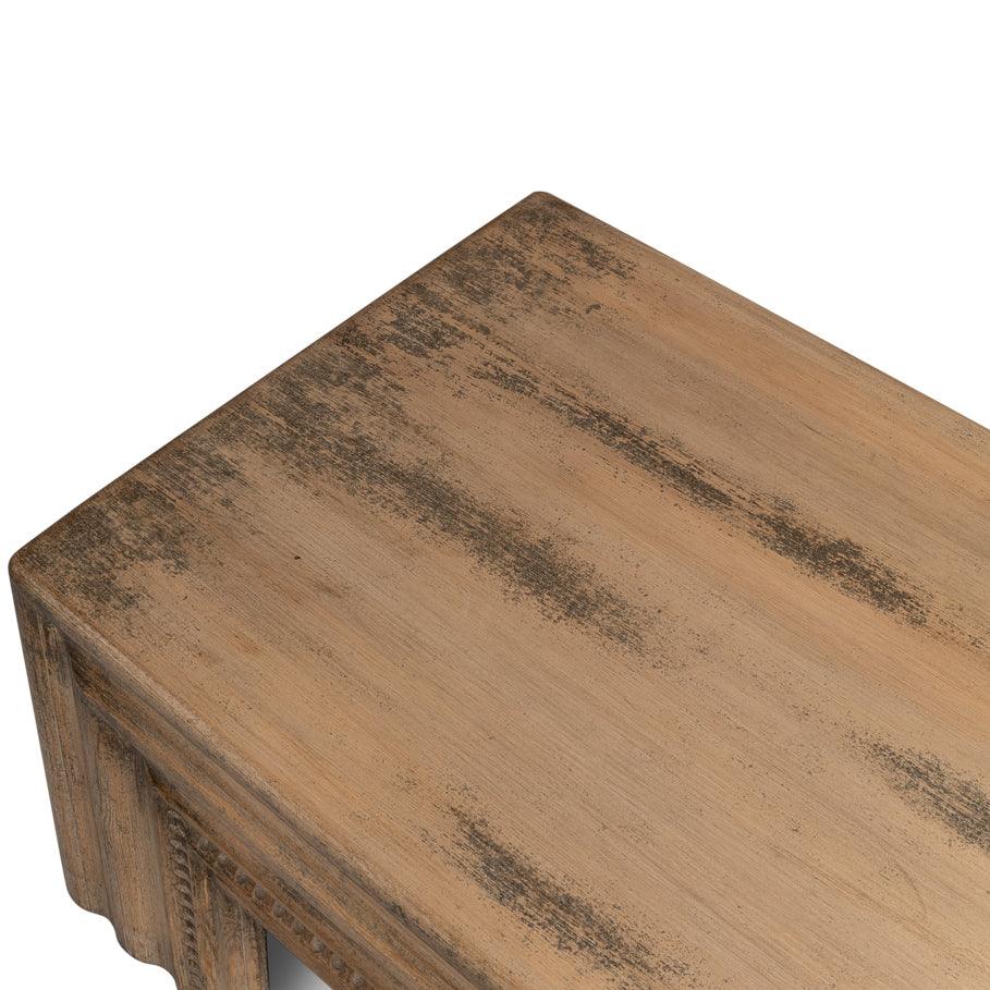 Driftwood Manor Wood Coffee Table - Belle Escape