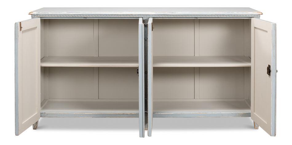 Dusty Blue Shabby Chic Buffet - Belle Escape