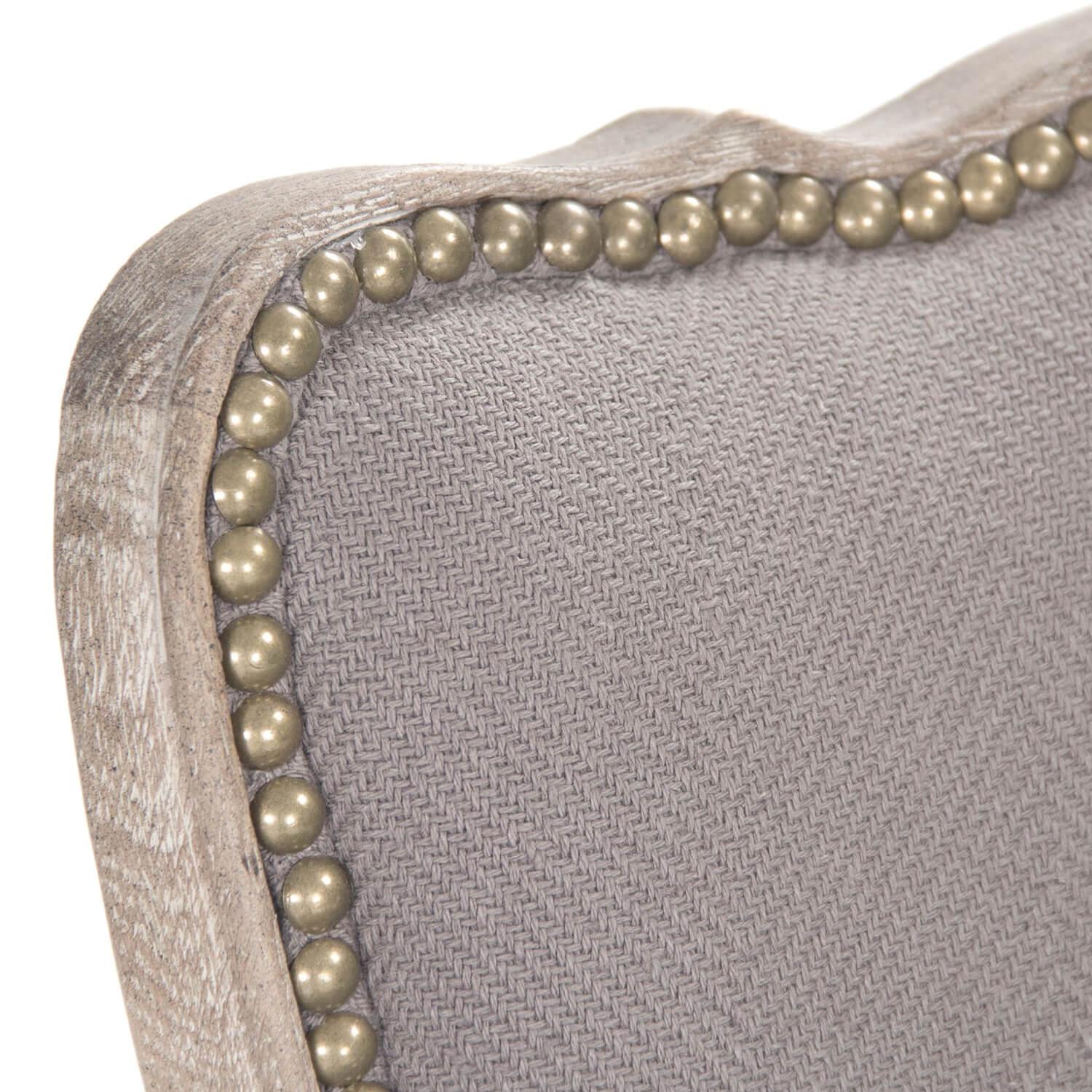 Elise French Gray Arm Chairs - Belle Escape