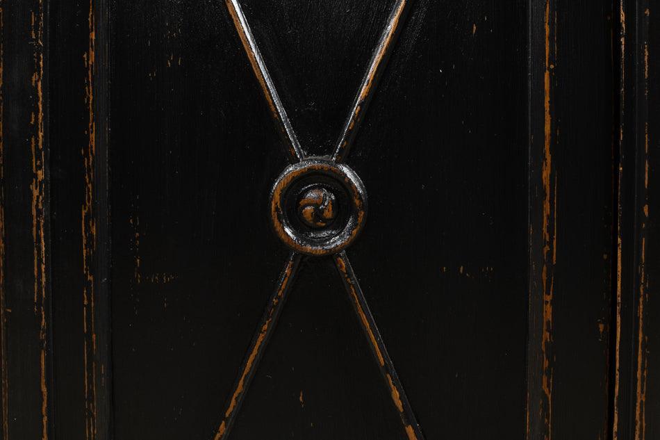 Extra Long Black Royal Cross Arrow Buffet - Belle Escape