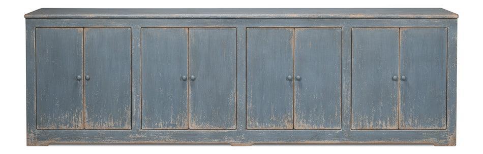 Extra Long Blue Farmhouse Buffet - Belle Escape