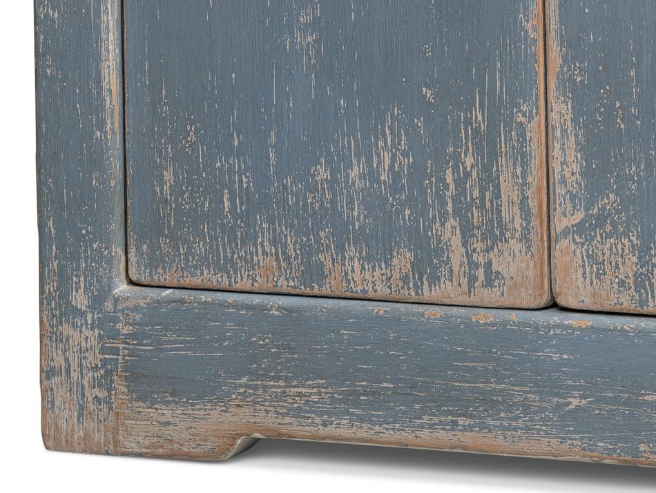 Extra Long Blue Farmhouse Buffet - Belle Escape