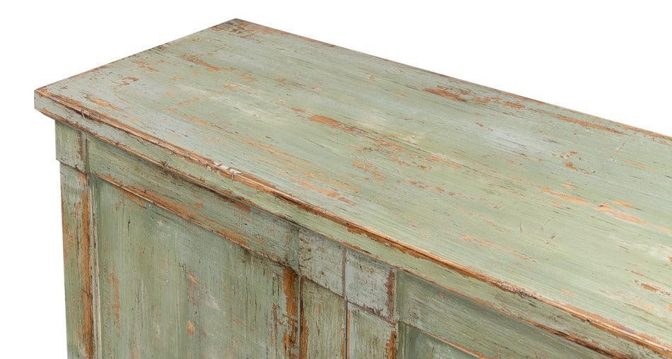 Extra Long Rustic Sage Buffet - Belle Escape