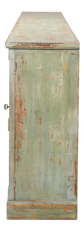 Extra Long Rustic Sage Buffet - Belle Escape