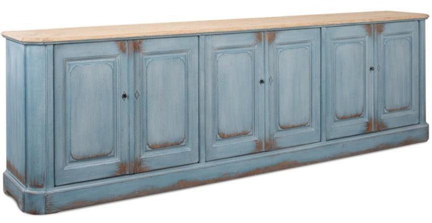 Extra Long Sky Blue Sideboard - Belle Escape