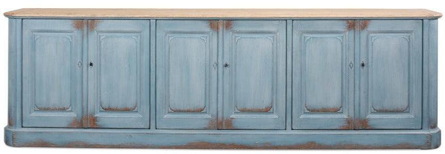 Extra Long Sky Blue Sideboard - Belle Escape