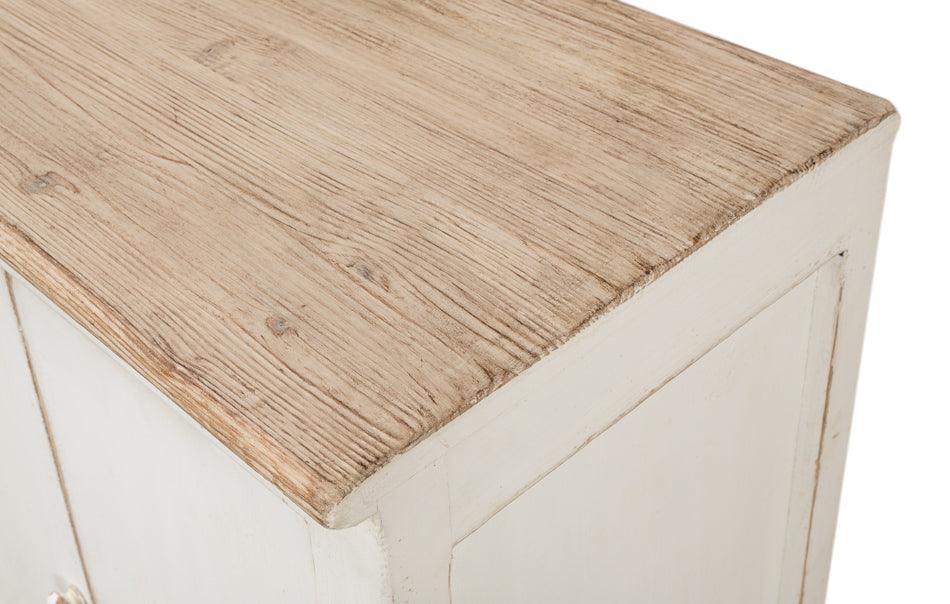 Extra Long White Farmhouse Buffet - Belle Escape