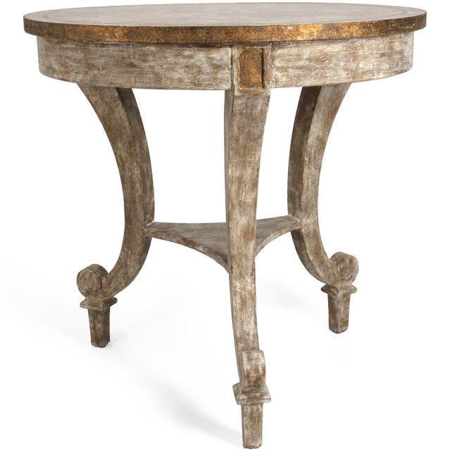 Fantasia Gilt Round Side Table - Belle Escape