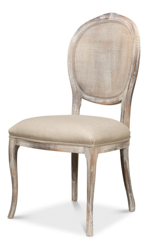 Farm Style Cane Back Chairs - Pair - Belle Escape