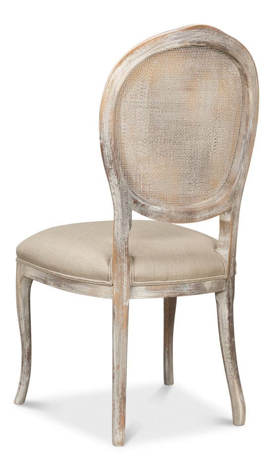 Farm Style Cane Back Chairs - Pair - Belle Escape